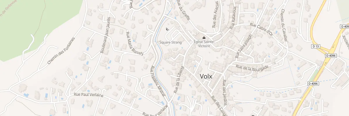 Plan du 6B Rue des Oliviers à Volx