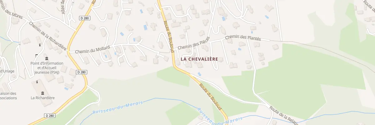 Plan du 28 Che des Pièces à Saint-Martin-d’Uriage