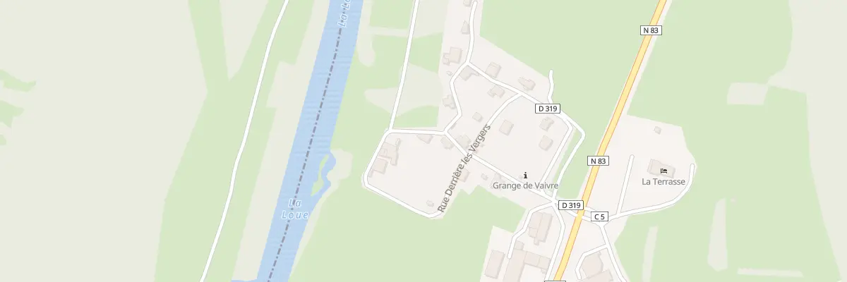 Plan du 3 Rue de Dessous à Grange-de-Vaivre
