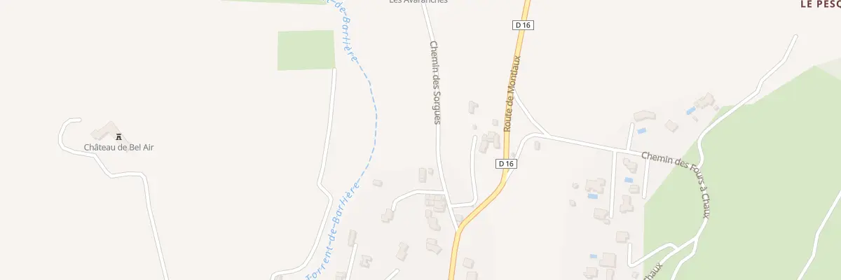 Plan du 7102 Les Avaranches à Sigonce