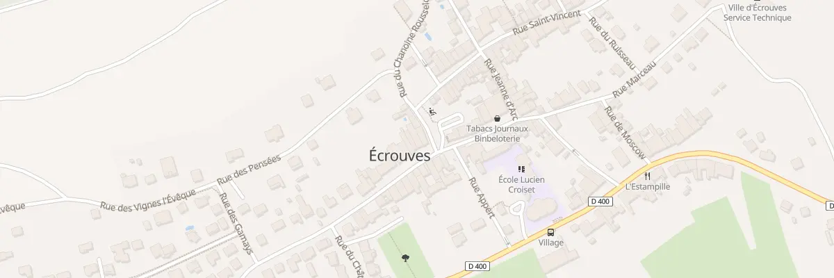 Plan du 246 Rue de l’Hôtel de Ville à Écrouves