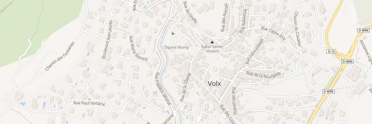 Plan du 3 Rue des Oliviers à Volx