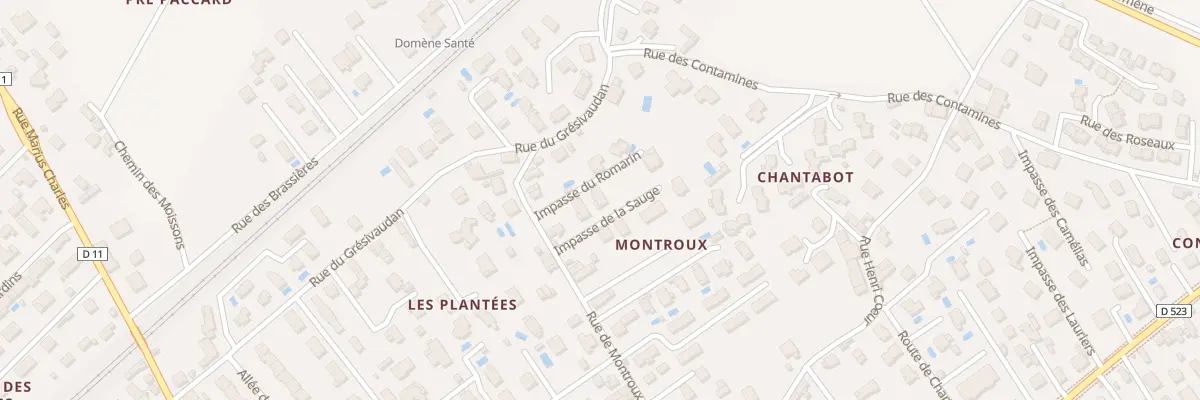 Plan du 24C Rue de Montroux à Domène