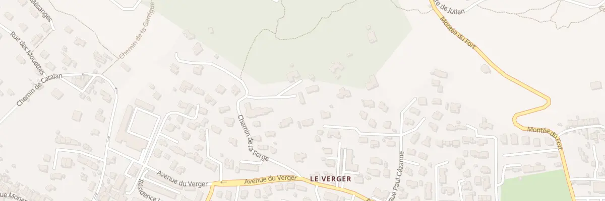 Plan du 186 Che de la Forge à Six-Fours-les-Plages