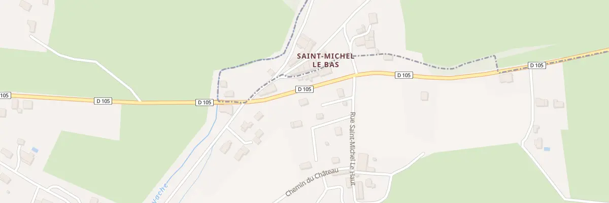 Plan du 3 Rue Saint Michel Le Haut à Marnoz