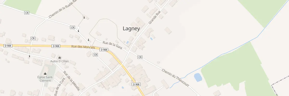 Plan du 10 Gr Grande Rue à Lagney