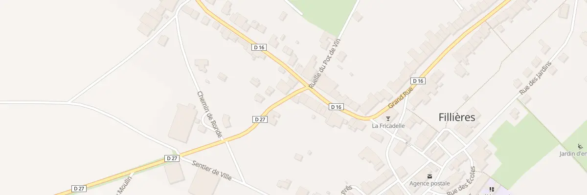 Plan du 20B Rue du 15-4 à Fillières