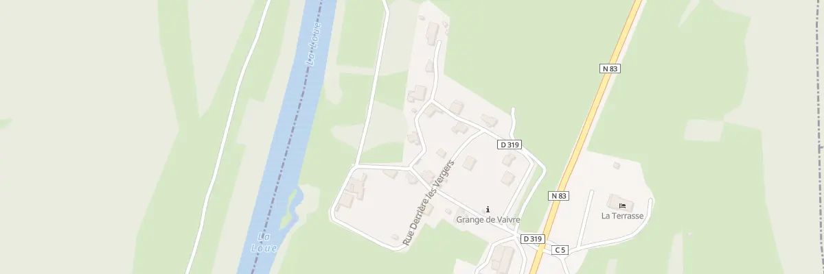 Plan du 6 Rue de Dessus à Grange-de-Vaivre
