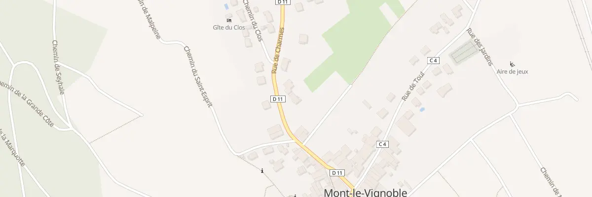 Plan du 42 Rue de Charmes à Mont-le-Vignoble