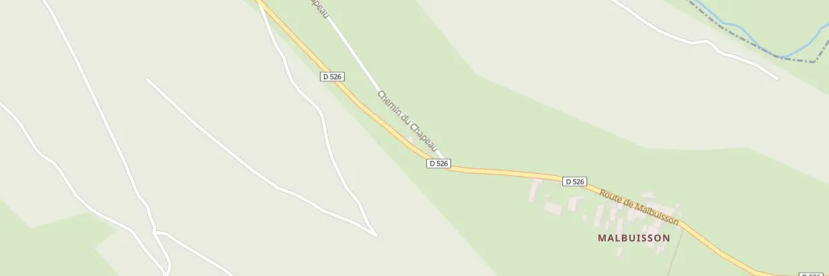 Plan du 2535 Rte de Malbuisson à Saint-Laurent-en-Beaumont