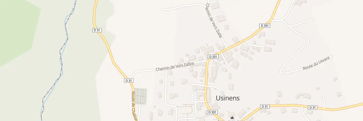 Plan du 68 Che de Vers Fabre à Usinens