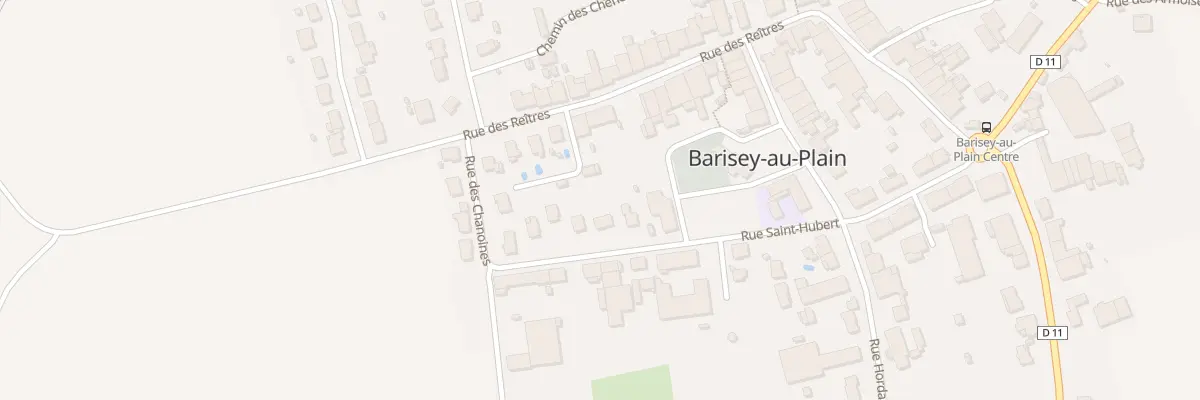 Plan du 14 Rue St Hubert à Barisey-au-Plain
