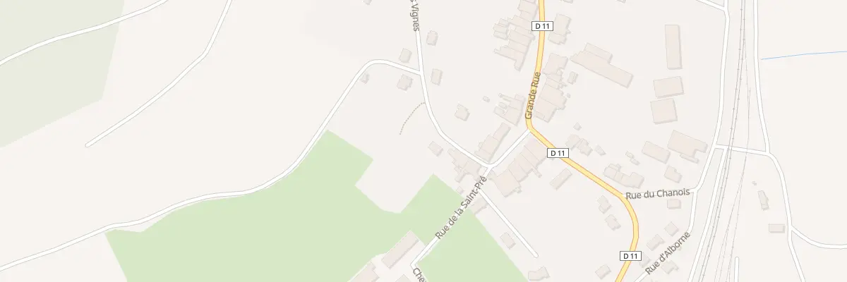 Plan du 5 Rue des Vignes à Barisey-la-Côte
