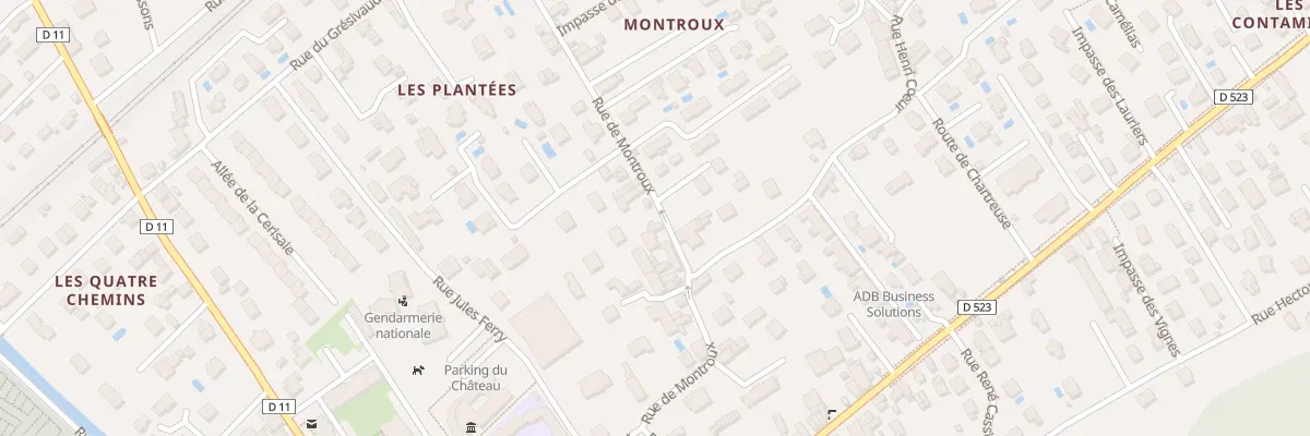 Plan du 19B Rue de Montroux à Domène