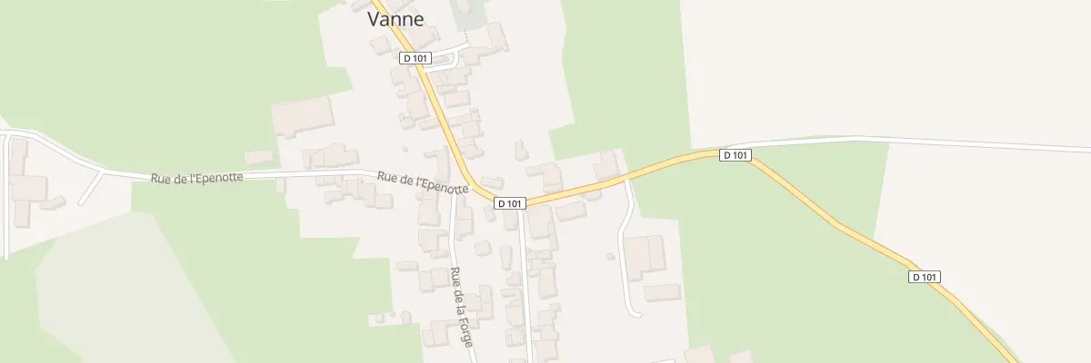 Plan du 3 Rue de la Resistance à Vanne