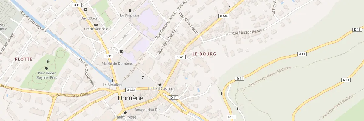 Plan du 26 Rue de la République à Domène