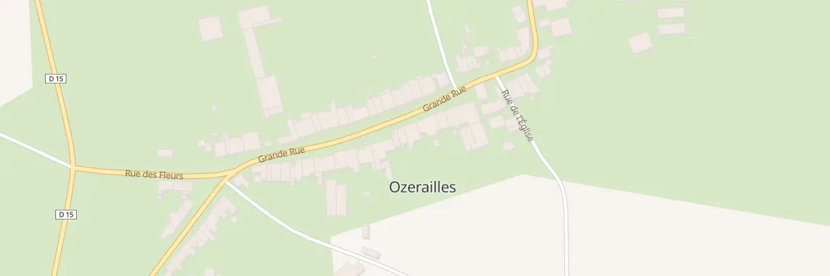 Plan du 16 Gr Grand Rue à Ozerailles