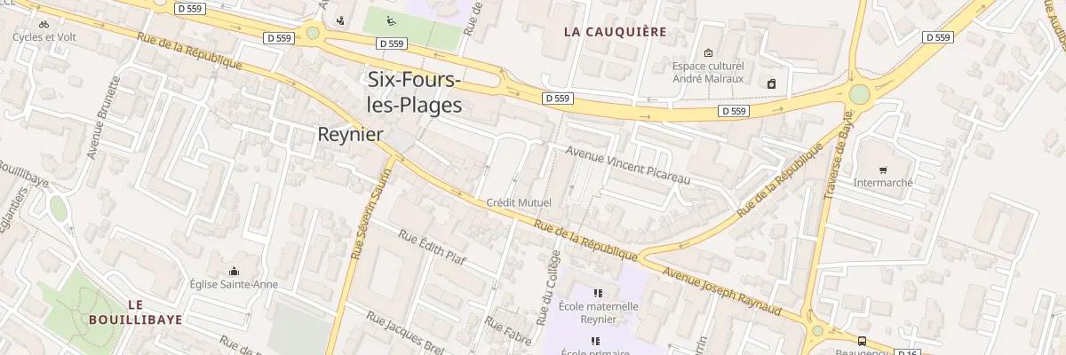 Plan du 65 Av Vincent Picareau à Six-Fours-les-Plages