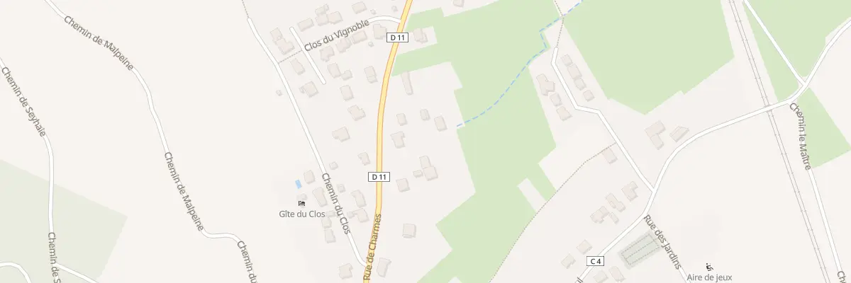 Plan du 252 Rue de Charmes à Mont-le-Vignoble