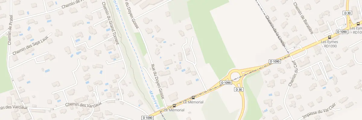 Plan du 5402 Baratiere à Saint-Ismier