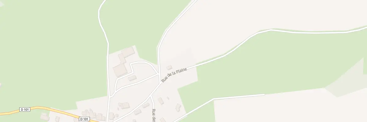 Plan du 11 Rue de la Plaine à Vanne