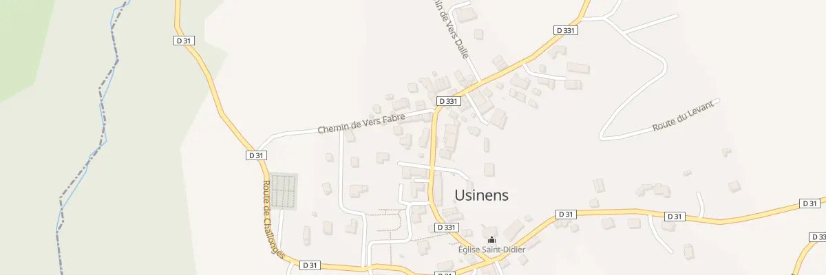 Plan du 189 Rte de Chêne-En-Semine à Usinens