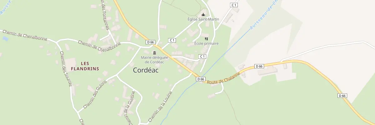 Plan du 467 Rte de Chalanne à Châtel-en-Trièves