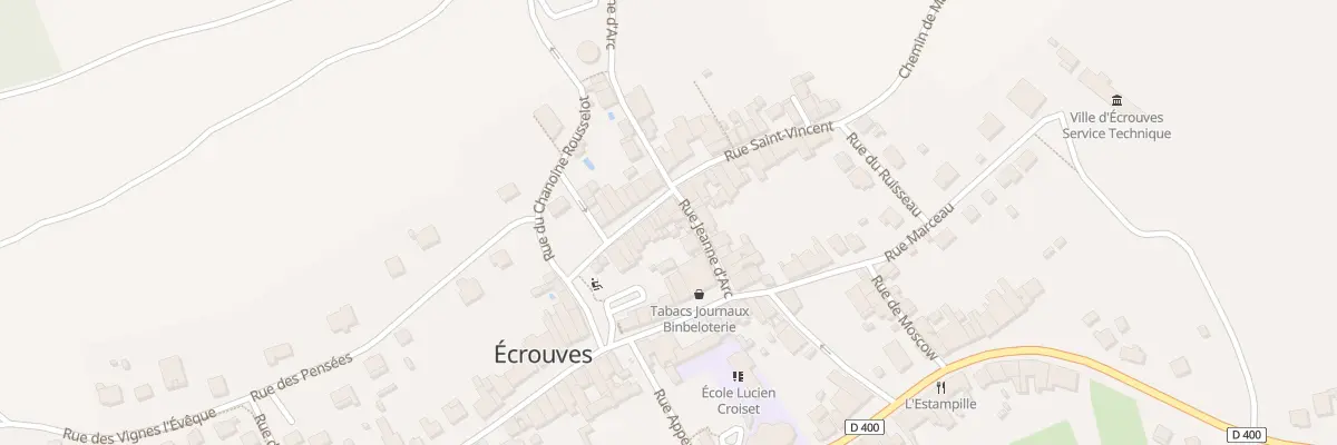 Plan du 80 Rue Saint-vincent à Écrouves