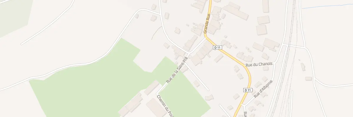 Plan du 6 Rue de la Saint- Pré à Barisey-la-Côte