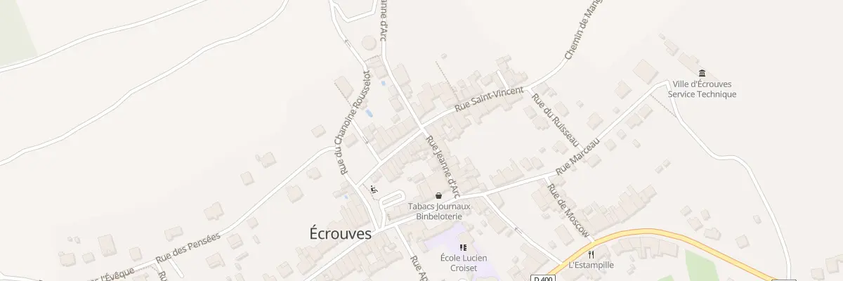 Plan du 90 Rue Saint-vincent à Écrouves