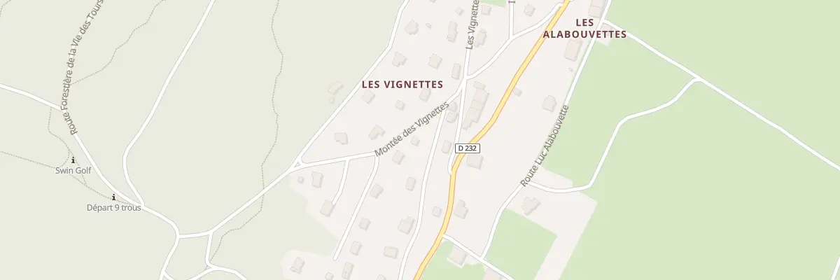 Plan du 6 Qua Les Vignettes à Nanchez