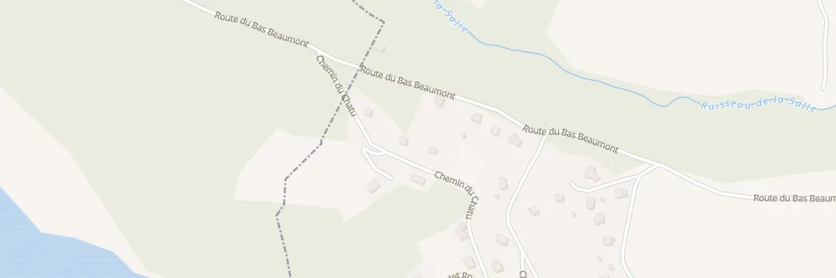 Plan du 195 Che du Chatu à La Salle-en-Beaumont
