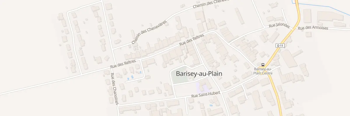 Plan du 25 Rue des Reîtres à Barisey-au-Plain