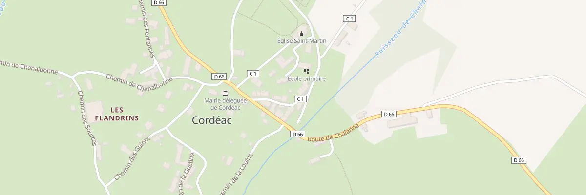 Plan du 61 Che des Oches à Châtel-en-Trièves
