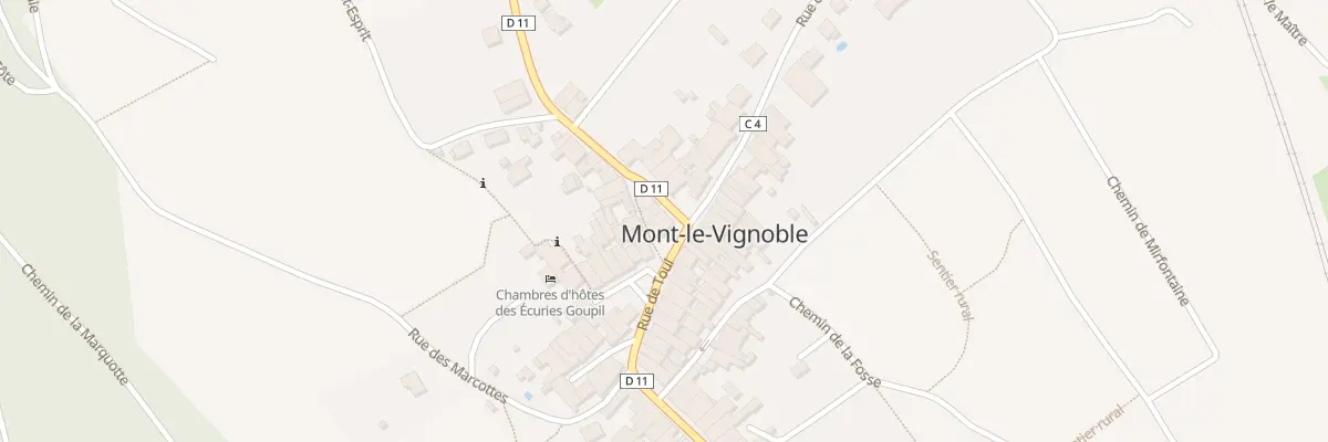 Plan du 91 Rue de Toul à Mont-le-Vignoble