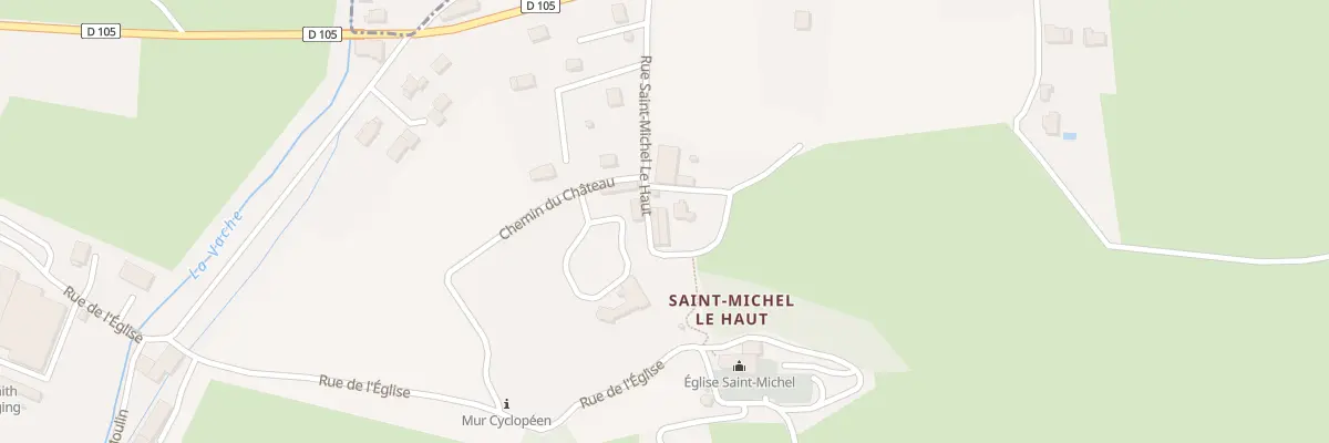 Plan du 8 Rue Saint Michel Le Haut à Marnoz