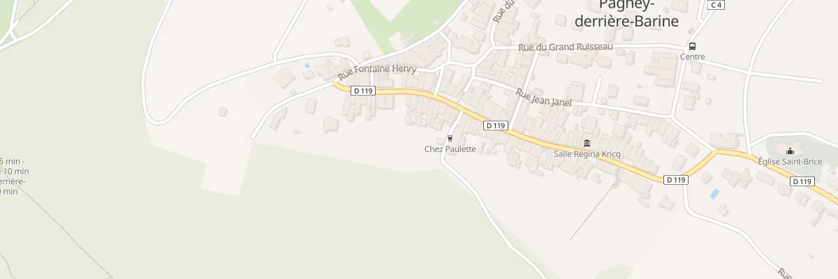 Plan du 49 Rue Albert Fabin à Pagney-derrière-Barine
