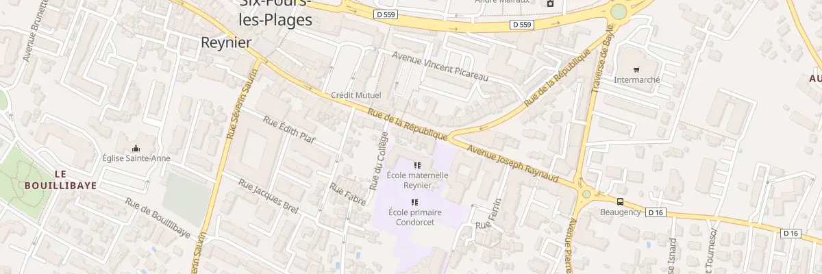 Plan du 37 Rue République à Six-Fours-les-Plages