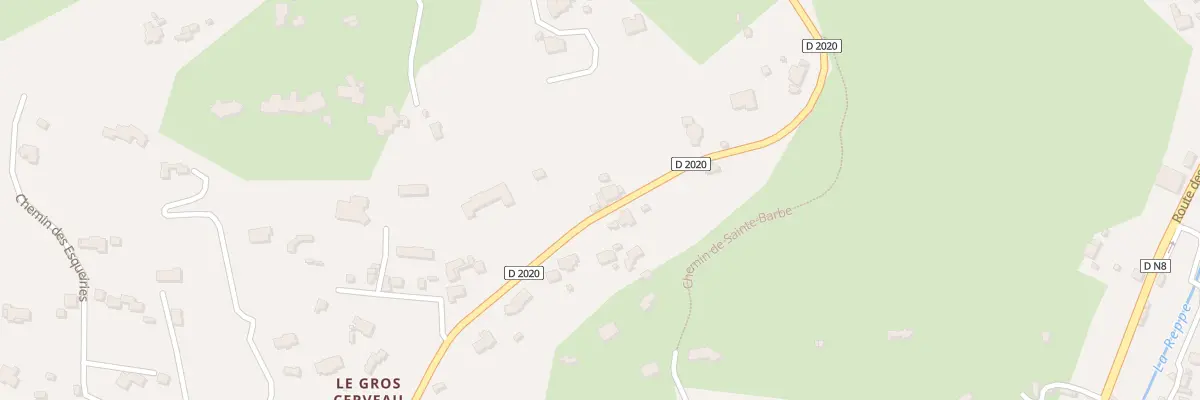 Plan du 2461 Rte du Gros Cerveau à Ollioules