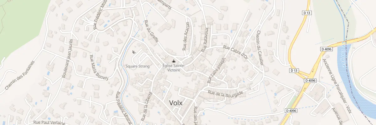 Plan du 1 Rue Ratavoux à Volx