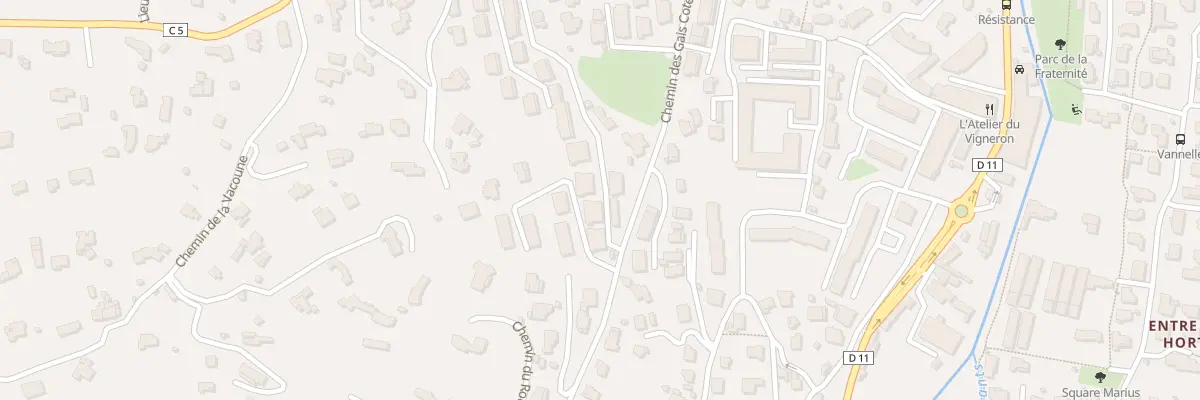 Plan du 414 Rue des Boutons d’Or à Ollioules