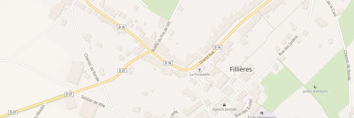 Plan du 5 Rue du 15-4 à Fillières