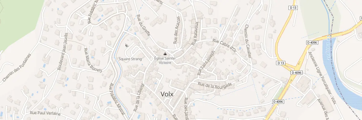 Plan du 8 Rue Ratavoux à Volx