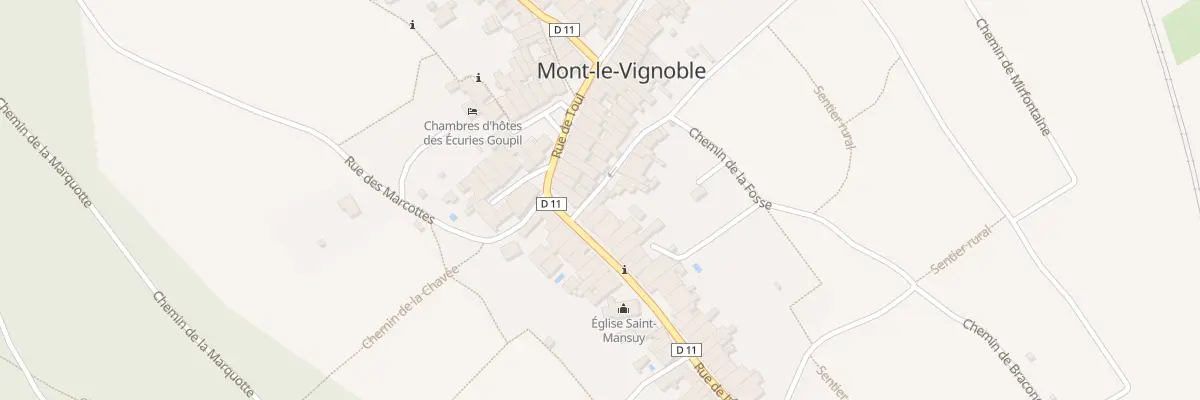 Plan du 31 Rue de l’Eglise à Mont-le-Vignoble