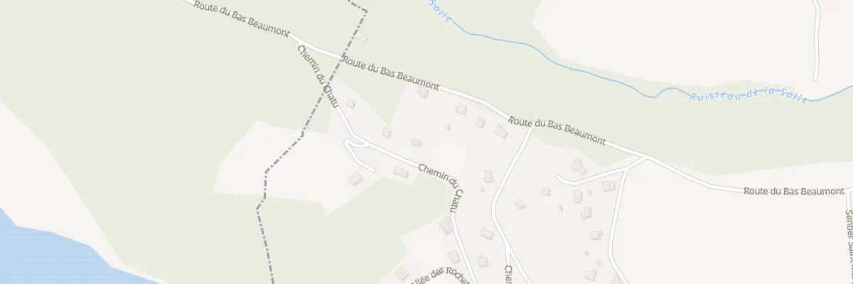 Plan du 215 Che du Chatu à La Salle-en-Beaumont