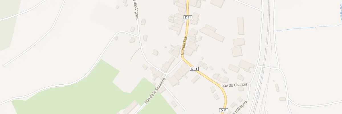 Plan du 2 Rue de la Saint- Pré à Barisey-la-Côte