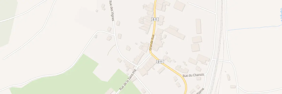 Plan du 44 Gr Grande Rue à Barisey-la-Côte