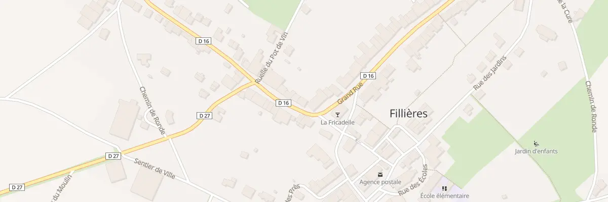Plan du 3 Rue du 15-4 à Fillières