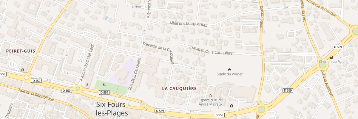 Plan du 92 Tra de la Cauquière à Six-Fours-les-Plages