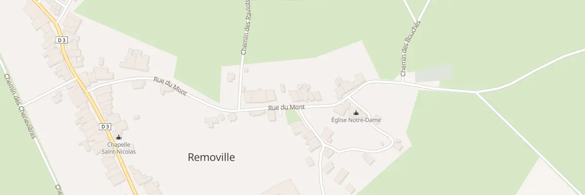 Plan du 27 Rue du Mont à Removille